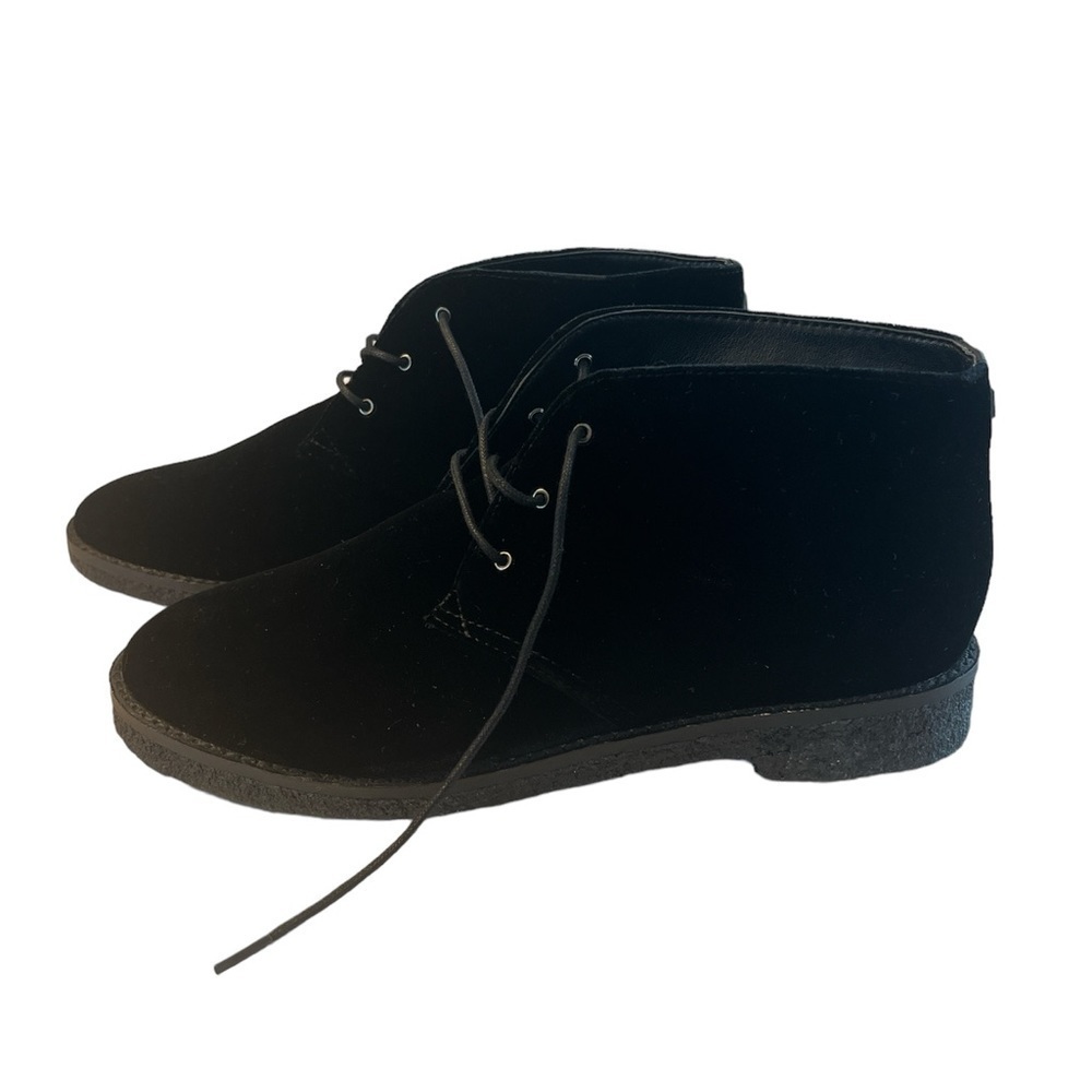 Mark Fisher LTD Dixie Black Velvet Shoe boots